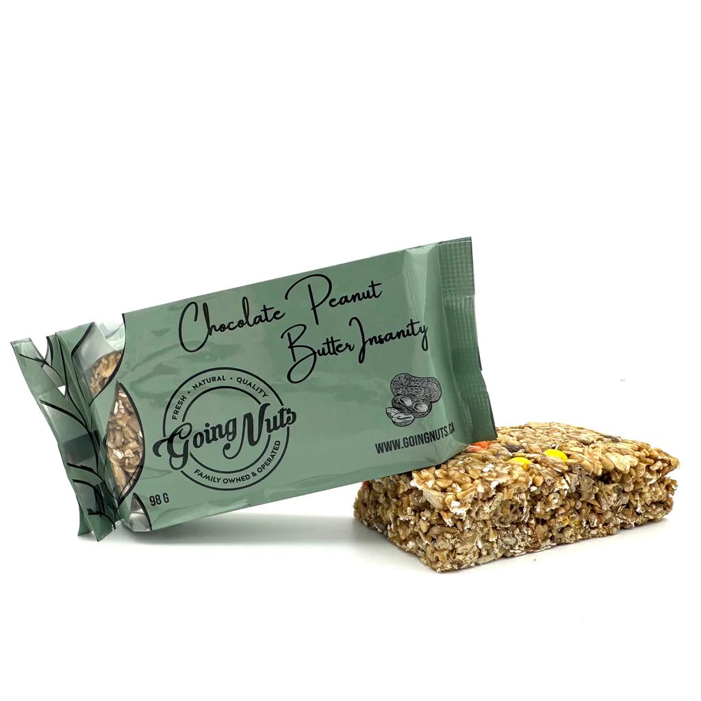 Chocolate Peanut Butter Granola Bar- 98g - Oonnie - Going Nuts