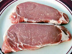 Drycured Back Bacon Chops - 2 pack - Gluten Free - Keto - Oonnie - Irvings Farm Fresh Pork
