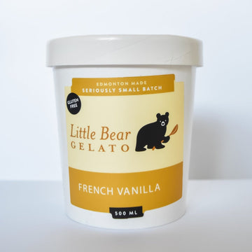 French Vanilla Gelato - 500 ml - Oonnie - Little Bear Gelato