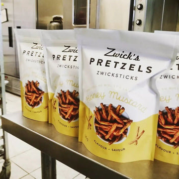 Hard pretzel Zwicksticks by Zwick's Pretzels - Honey Mustard 140g bag - Oonnie - Zwick's Pretzels