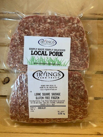 Lorne Pork & Beef Sausage - 4 Pack - Gluten Free - Keto - Oonnie - Irvings Farm Fresh Pork