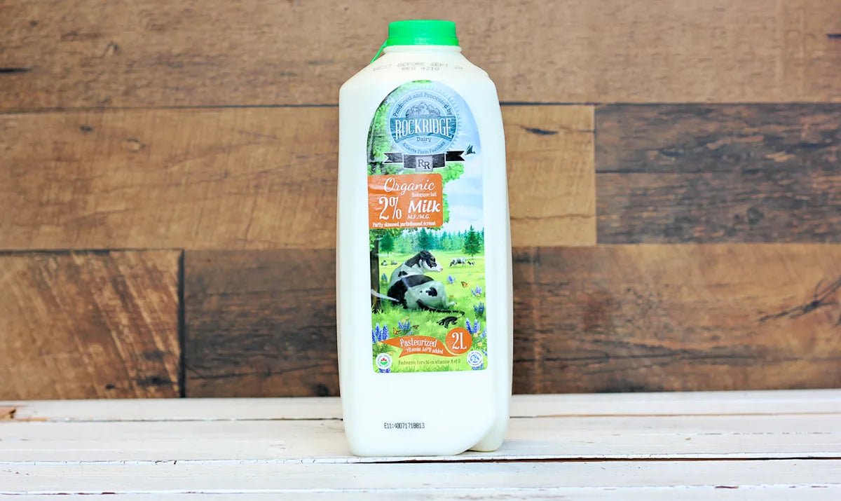Organic 2% Jersey Cow Milk - 1L - Oonnie - Rock Ridge Dairy