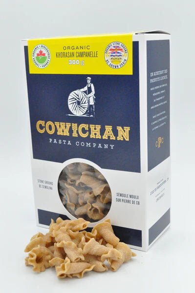 Organic Khorasan Campanelle Pasta - 300 Gram Box - Oonnie - Cowichan Pasta Co
