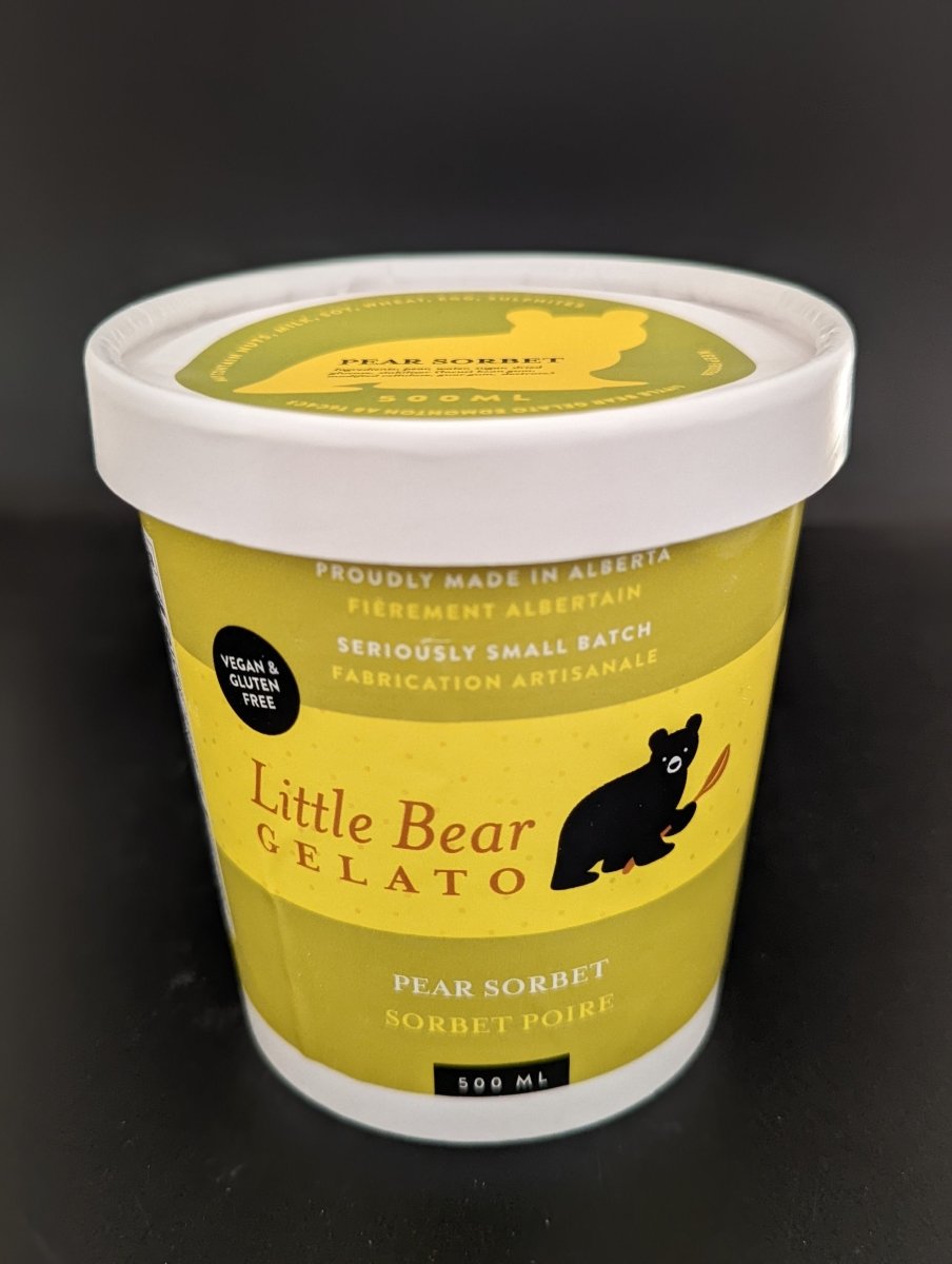 Pear Sorbet - 500 ml - Oonnie - Little Bear Gelato