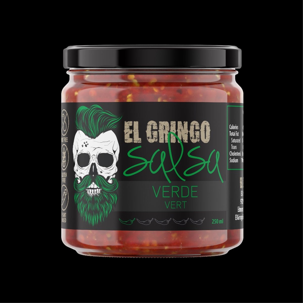 Salsa Verde - 375 ml Jar - Oonnie - El Gringo Foods