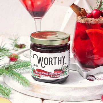 Spiced Mixed Berry Spread - 235ml Jar - Oonnie - Worthy Jams