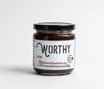 Strawberry Cardamom Jam - 235mL Jar - Oonnie - Worthy Jams